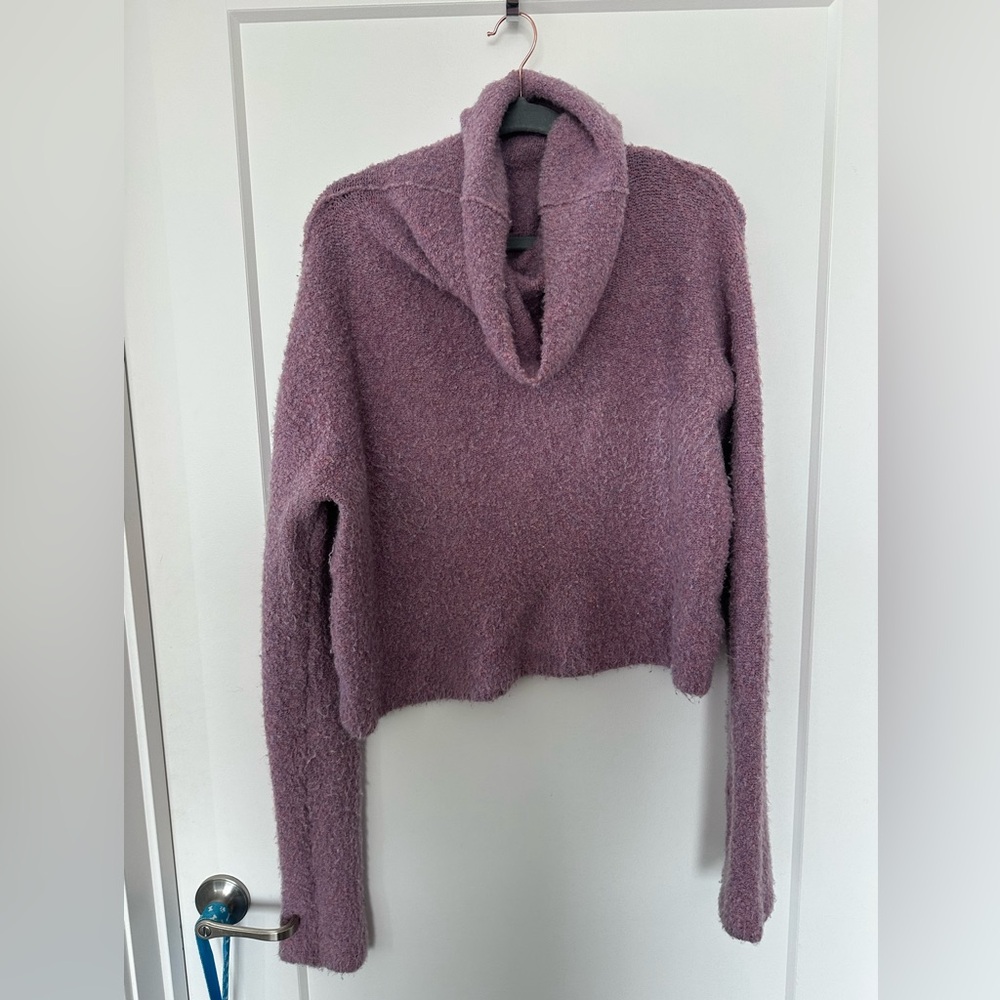 Free People Mauve Knit Pullover
